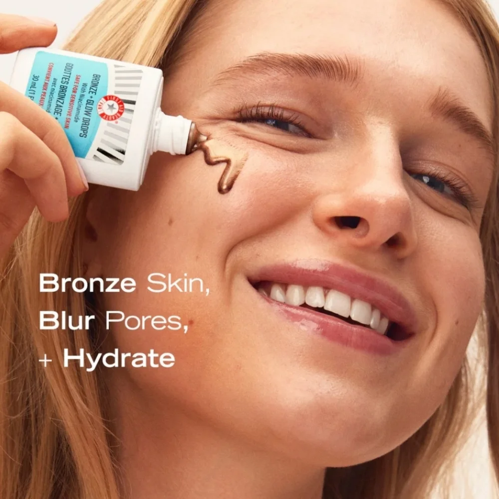 First Aid Beauty Bronze + Glow Drops W/ Niacinamide BNIB